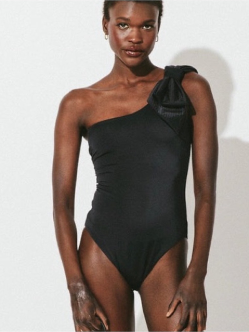 NWT + protective liner Cleobella Inga One Piece Swimsuit in Black; Size XS